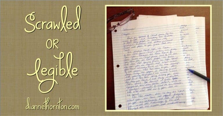 The ordinary points to the extraordinary. Something as simple as a signature. I choose if it's scrawled or legible. God uses it as a reminder to PRAY!