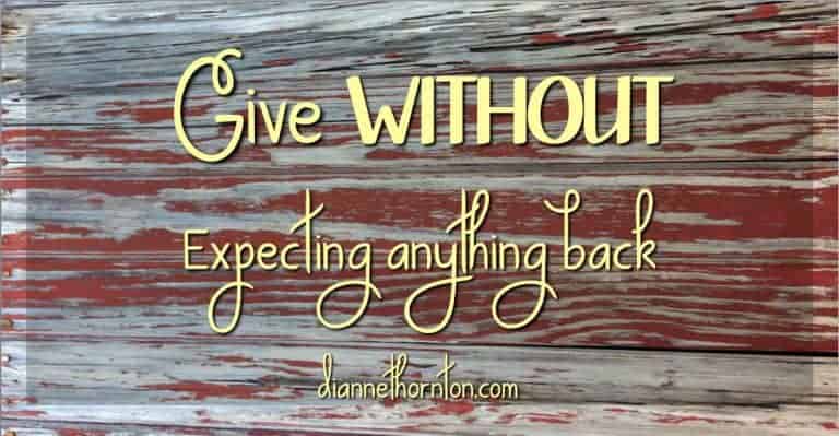 How do you feel about your stuff? Do you hang onto it tightly? Or are you willing to share with anyone in need? Will you give without expecting in return?