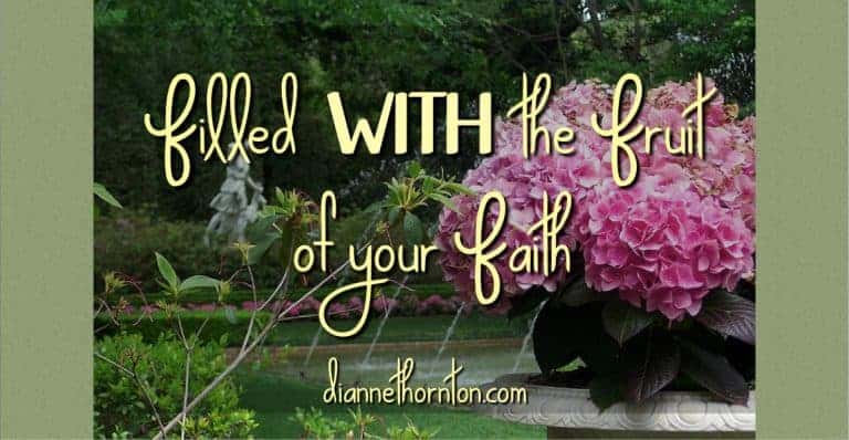 Have you ever seen a magnificent garden that showcased a beautiful home? Filled with the fruit of faith, our lives point others to God and a life of hope!