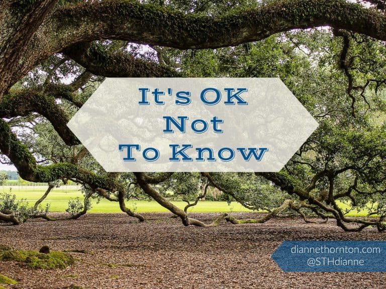 Do you find yourself consumed by curiosity? Do you constantly reach for your device for information you need to know? Sometimes it's OK not to know.