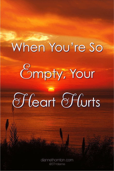 What do you do when you are emotionally and spiritually spent--so empty your heart hurts? How do you recharge? God wants to fill you with His strength.