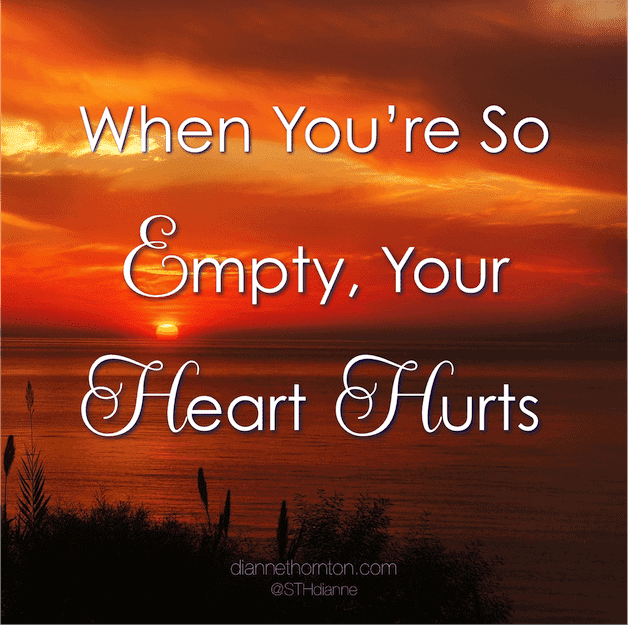 What do you do when you are emotionally and spiritually spent--so empty your heart hurts? How do you recharge? God wants to fill you with His strength.