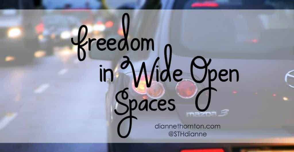 Do you know what it's like to feel boxed in? Trapped in traffic, or circumstances with no way out? Does your heart long for wide open spaces? Read on!