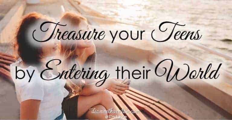 Does your relationship with your teen look like you hoped it would? Mine doesn't. I'm learning that entering their world opens doors to deeper relationship.