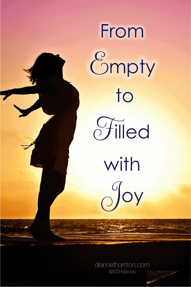 We can distance ourselves from God when we harbor sin--leaving us feeling empty. But God wants us to move from empty to filled with joy, through confession.